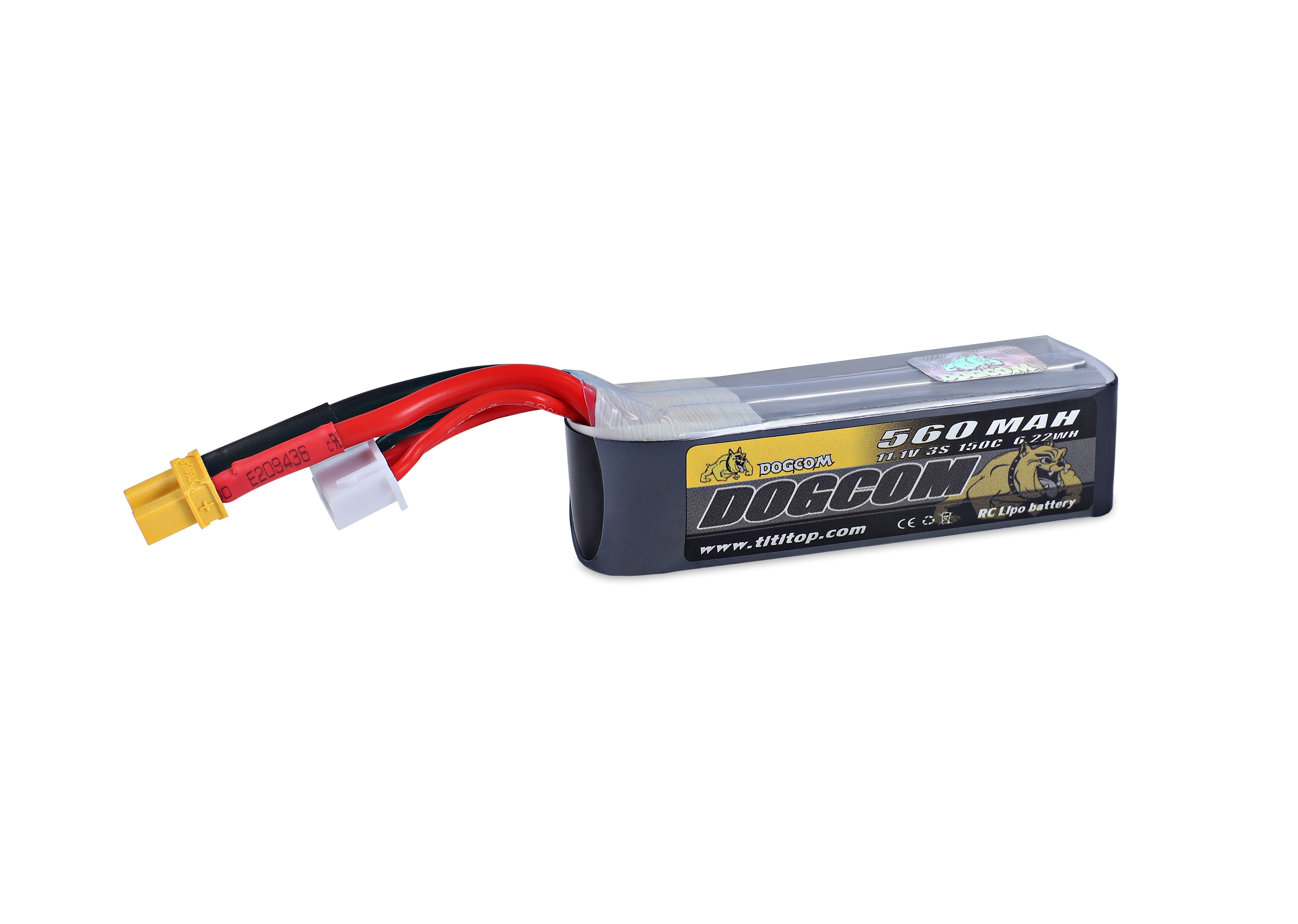 560mAh 3S 11.1V 150C FPV quade battery